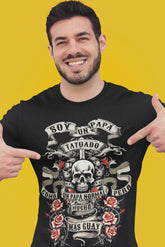 Camiseta papá tatuado